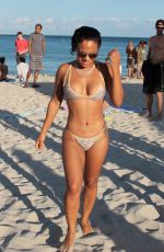CHRISTINA MILIAN in Bikini at a Pool in Miami 10/04/2015