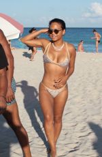 CHRISTINA MILIAN in Bikini at a Pool in Miami 10/04/2015