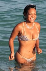CHRISTINA MILIAN in Bikini at a Pool in Miami 10/04/2015