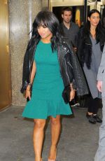 CHRISTINA MILIAN Leaves NBC Studios in New York 10/26/2015