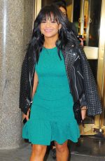 CHRISTINA MILIAN Leaves NBC Studios in New York 10/26/2015