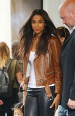 CIARA Leaves MTV Studios in New York 10/14/2015