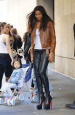CIARA Leaves MTV Studios in New York 10/14/2015