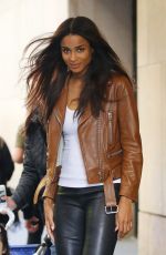 CIARA Leaves MTV Studios in New York 10/14/2015