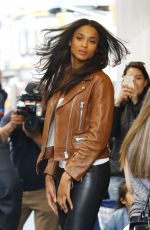 CIARA Leaves MTV Studios in New York 10/14/2015