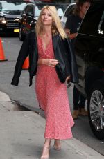 CLAIRE DANES Arrives at Late Show with Stephen Colbert in New York 10/01/2015