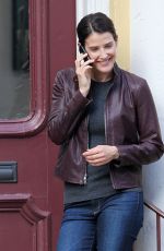 COBIE SMULDERS on the Set of Jack Reacher: Never Go Back in New Orleans 10/28/2015