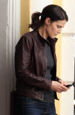 COBIE SMULDERS on the Set of Jack Reacher: Never Go Back in New Orleans 10/28/2015