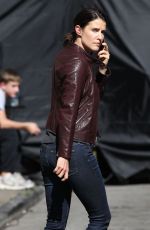 COBIE SMULDERS on the Set of Jack Reacher: Never Go Back in New Orleans 10/28/2015