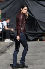 COBIE SMULDERS on the Set of Jack Reacher: Never Go Back in New Orleans 10/28/2015