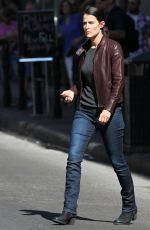 COBIE SMULDERS on the Set of Jack Reacher: Never Go Back in New Orleans 10/28/2015