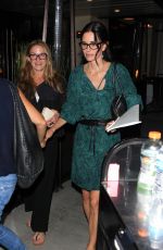 COURTNEY COX Leaves Palms Restaurant in West Hollywood 10/13/2015