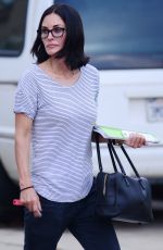 COURTNEY COX Out and About in Los Angeles 10/12/2015