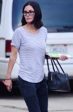 COURTNEY COX Out and About in Los Angeles 10/12/2015