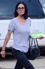 COURTNEY COX Out and About in Los Angeles 10/12/2015