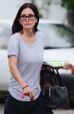 COURTNEY COX Out and About in Los Angeles 10/12/2015