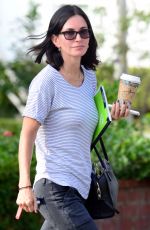 COURTNEY COX Out and About in Los Angeles 10/12/2015