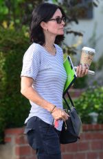 COURTNEY COX Out and About in Los Angeles 10/12/2015