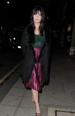 DAISY LOWE Arrives at Paul & Joe Store Launch Party in London 10/15/2015