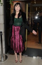 DAISY LOWE Arrives at Paul & Joe Store Launch Party in London 10/15/2015