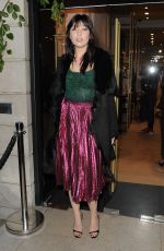 DAISY LOWE Arrives at Paul & Joe Store Launch Party in London 10/15/2015