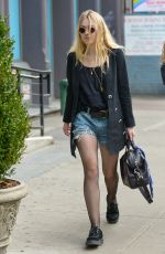 DAKOTA FANNING Out and About in New York 10/13/2015
