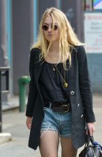 DAKOTA FANNING Out and About in New York 10/13/2015