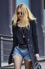 DAKOTA FANNING Out and About in New York 10/13/2015