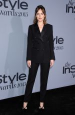 DAKOTA JOHNSON at InStyle Awards 2015 in Los Angeles 10/26/2015