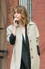 DAKOTA JOHNSON on the Set of a Photoshoot in New York 10/16/2015