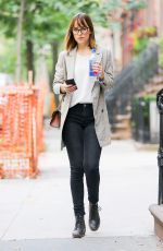 DAKOTA JOHNSON Out and About in New York 10/09/2015
