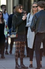 DAKOTA JOHNSON Out and About in New York 10/10/2015