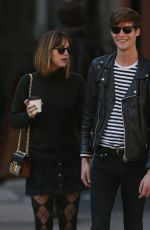 DAKOTA JOHNSON Out and About in New York 10/10/2015