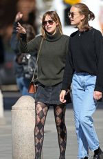 DAKOTA JOHNSON Out and About in New York 10/10/2015