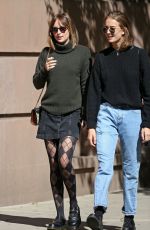 DAKOTA JOHNSON Out and About in New York 10/10/2015