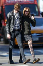 DAKOTA JOHNSON Out and About in New York 10/10/2015