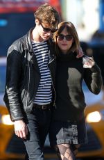 DAKOTA JOHNSON Out and About in New York 10/10/2015