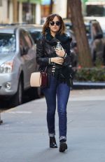 DAKOTA JOHNSON Out and About in New York 10/16/2015