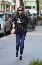 DAKOTA JOHNSON Out and About in New York 10/16/2015