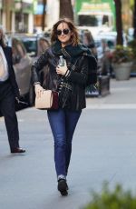 DAKOTA JOHNSON Out and About in New York 10/16/2015