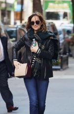DAKOTA JOHNSON Out and About in New York 10/16/2015