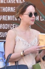 DAKOTA JOHNSON Shopping at Erewhon Natural Foods Market in Los Angeles 10/23/2015