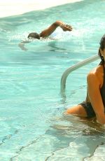 DAPHNE JOY in Swimsuit at a Beach and Pool in Miami 10/18/2015
