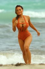 DAPHNE JOY in Swimsuit at a Beach and Pool in Miami 10/18/2015
