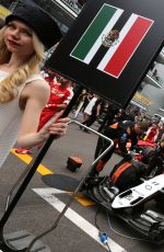 DARYA KLISHINA at F1 2015 Russian Grand Prix at Sochi Autodrom 10/11/2015