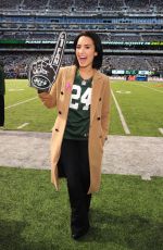 DEM LOVATO at Jets vs. Washington Redskins Game in New Jersey 10/18/2015