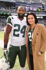 DEM LOVATO at Jets vs. Washington Redskins Game in New Jersey 10/18/2015