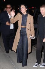 DEMI LOVATNO Night Out in New York 10/16/2015