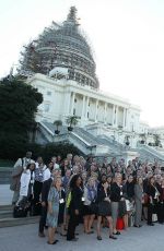 DEMI LOVATO and Delegates from Texas at National Council’s Hill Day in Washington 10/06/2015