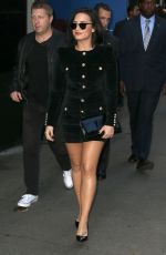 DEMI LOVATO Arrives at Good Morning America in New York 10/29/2015